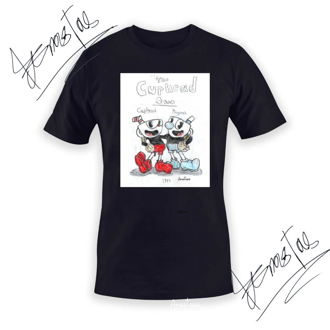 Τ-shirt By Anastasis cuphead