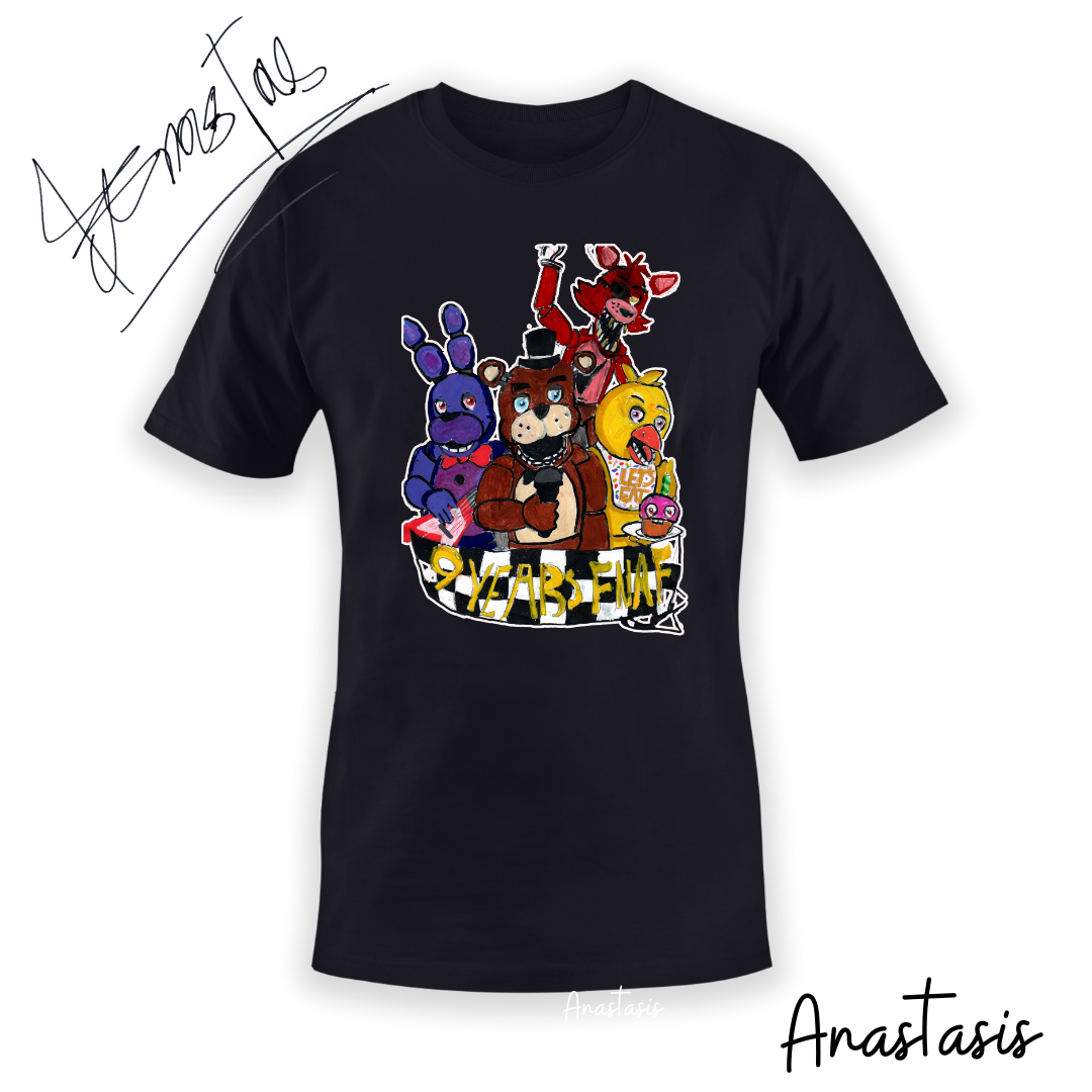 Τ-shirt By Anastasis 9 years fnaf
