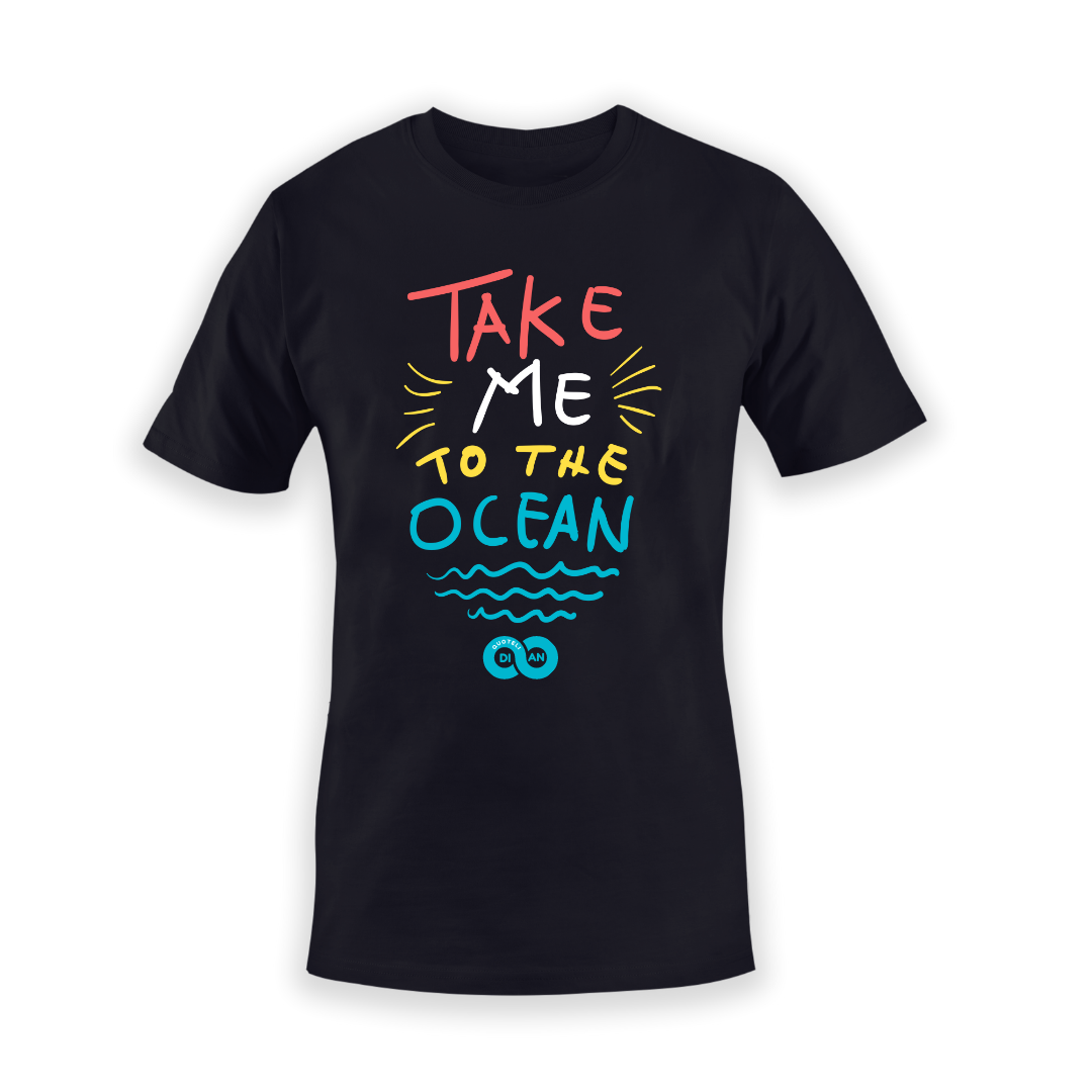 Τshirt Μαύρο Summer Take me to the ocean