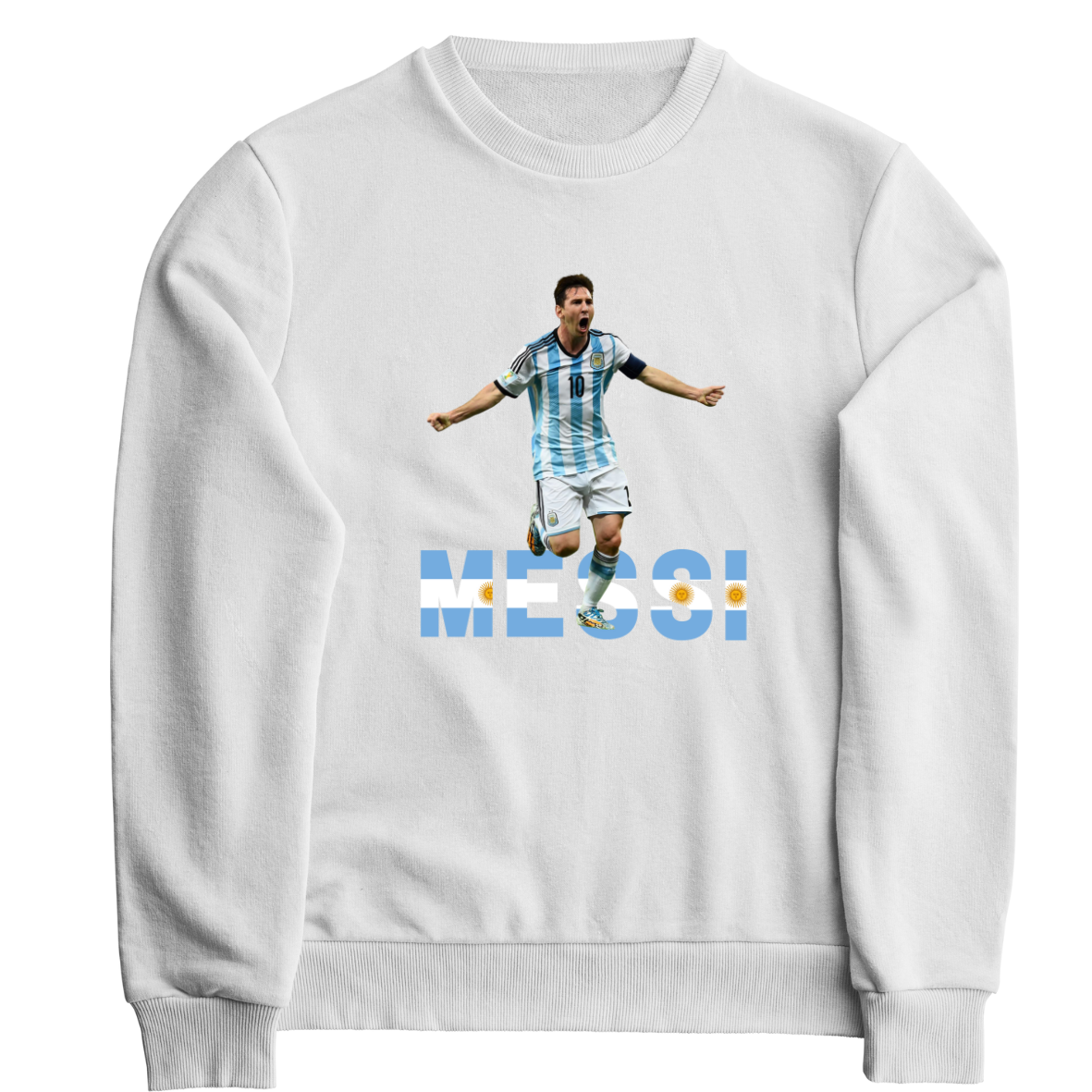 Messi Φούτερ Μπλούζα Λευκό Argentina