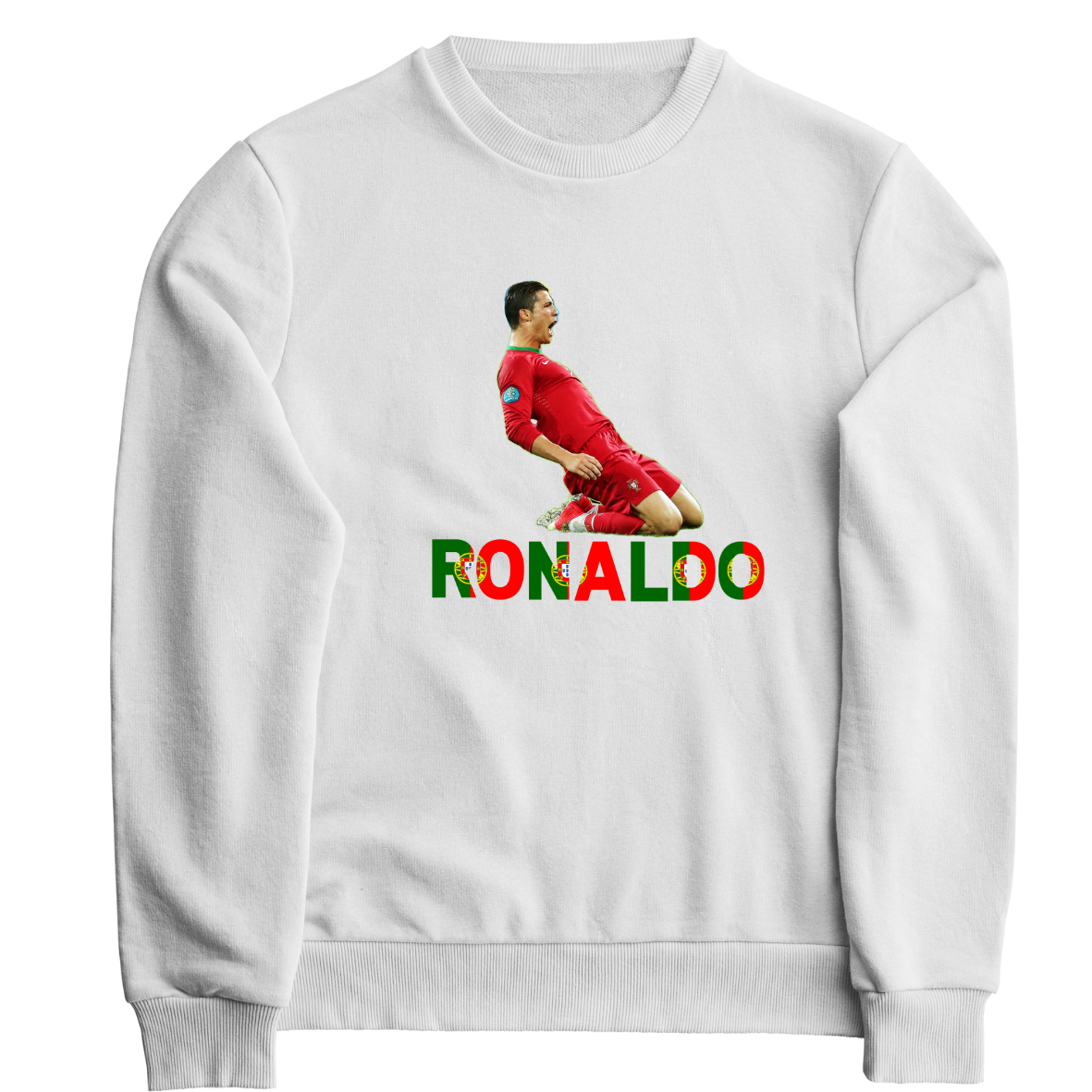 Ronaldo Φούτερ Μπλούζα Λευκό Portugal