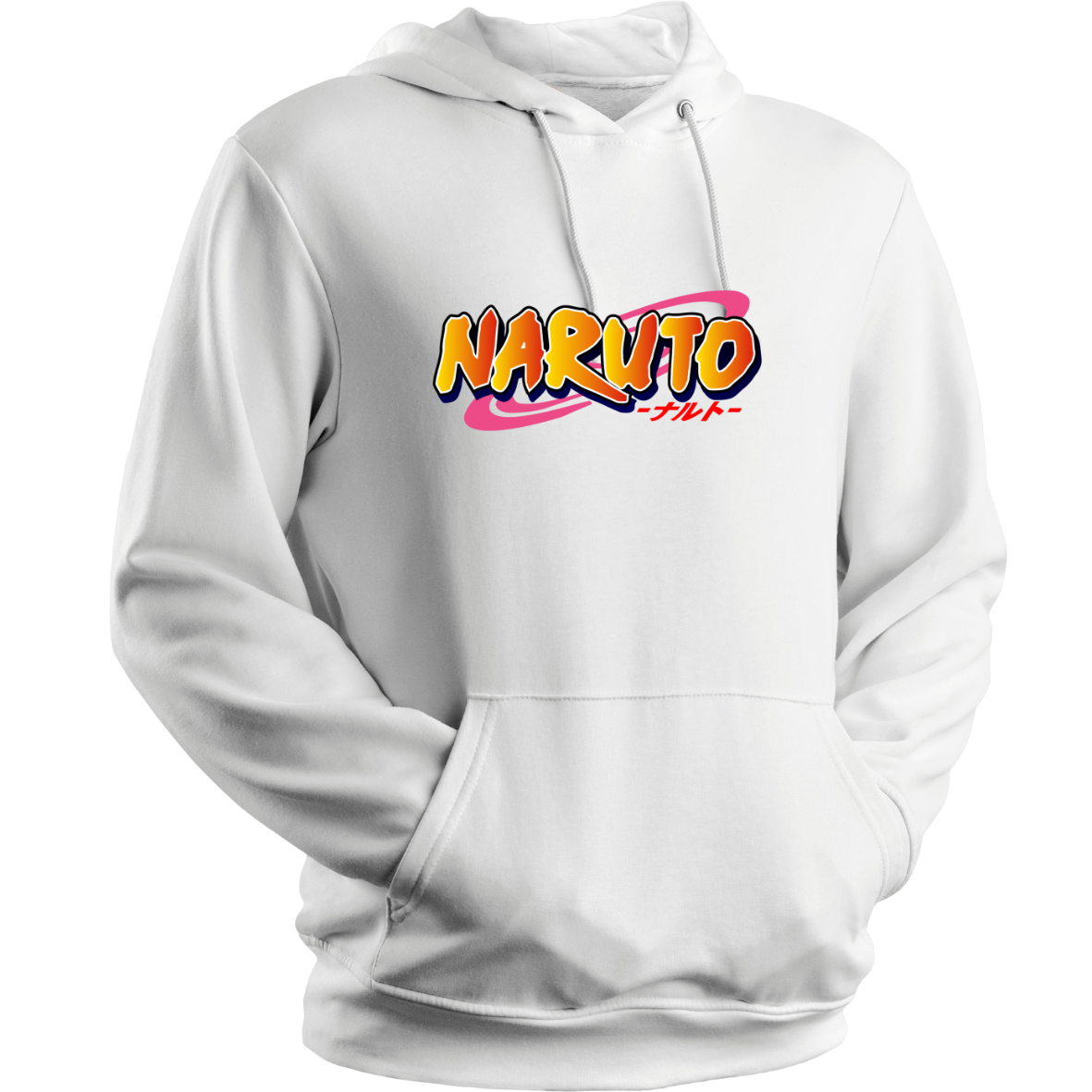 Naruto Logo Φούτερ Λευκό