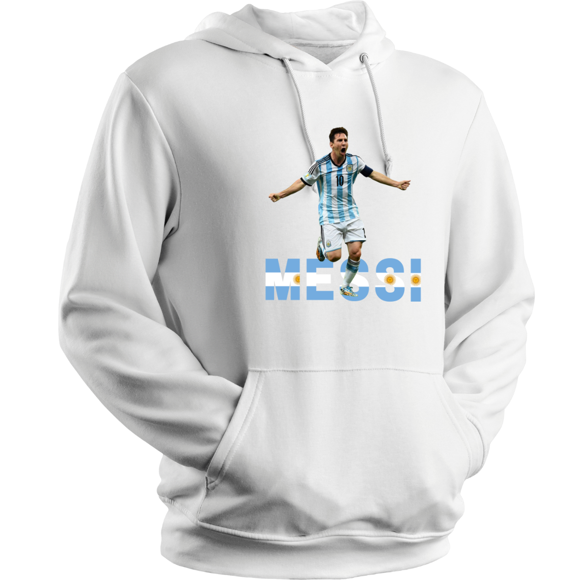 Messi Φούτερ Λευκό Argentina
