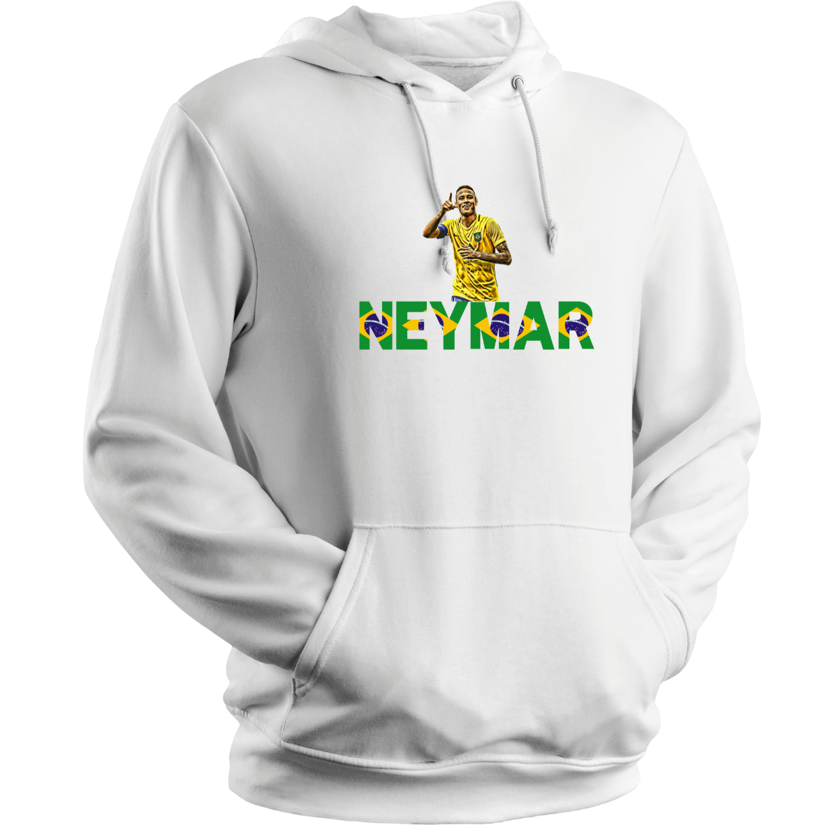 Neymar Φούτερ Λευκό Brazil