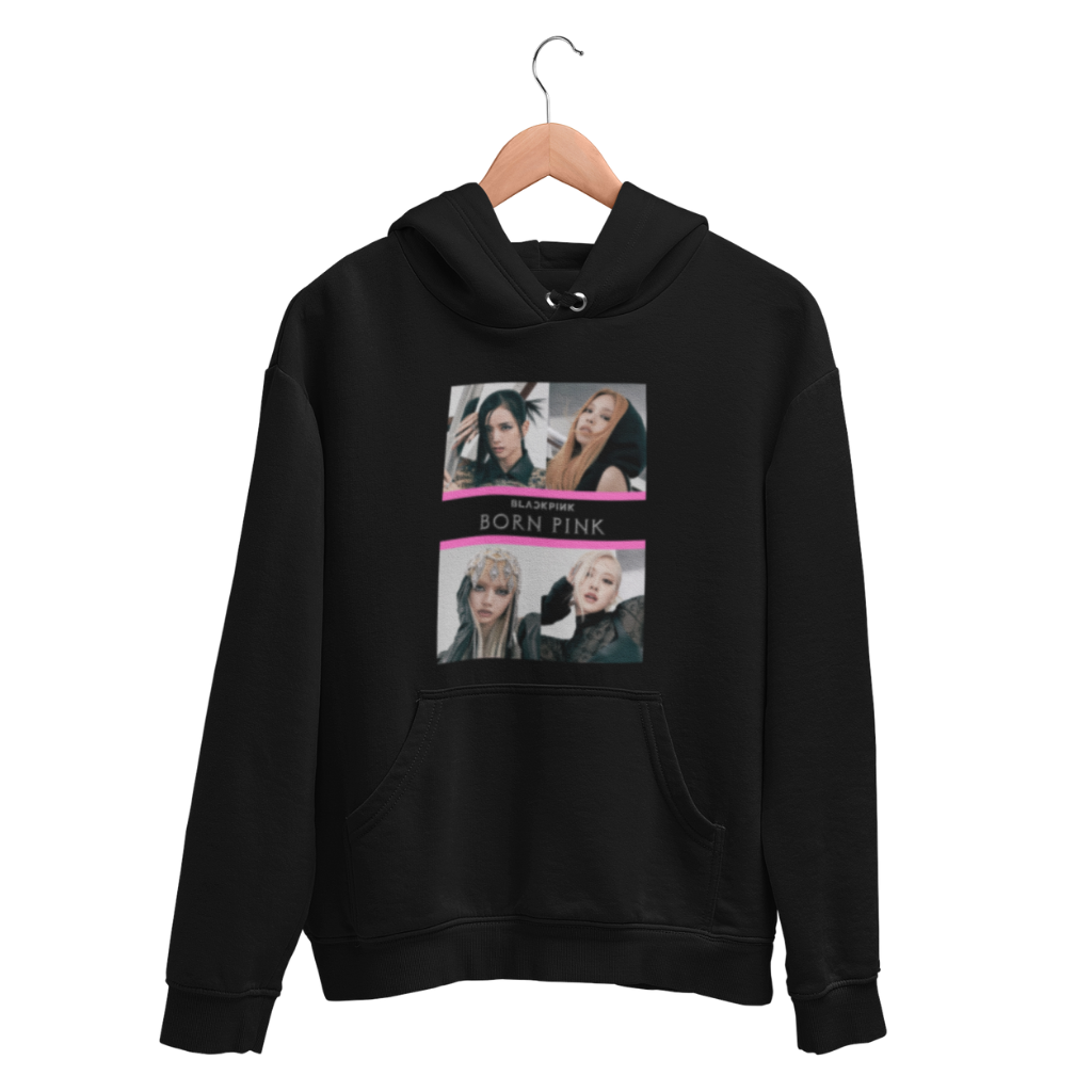 Φούτερ Hoodie Black Pink Born Pink
