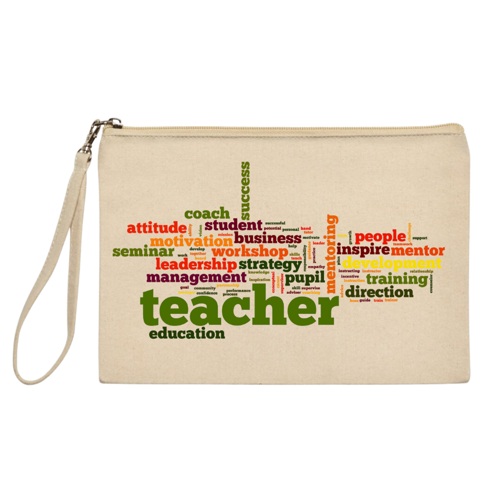 Νεσεσέρ μπεζ βαμβακέρη πάνινη για δασκάλες "Teacher motivation"