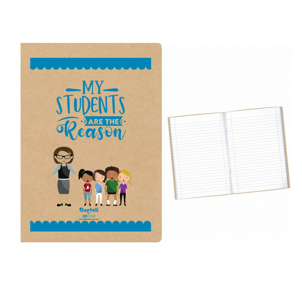 Τετράδιο απλό για δασκάλες "My Students are the reason"