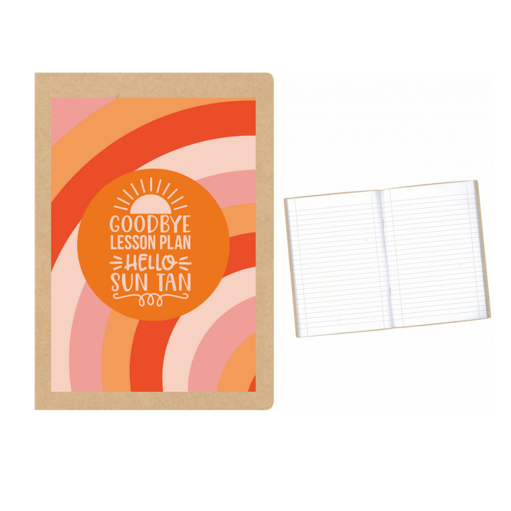 Τετράδιο απλό για δασκάλες "Goodbye Lesson Plan Hello Tan"
