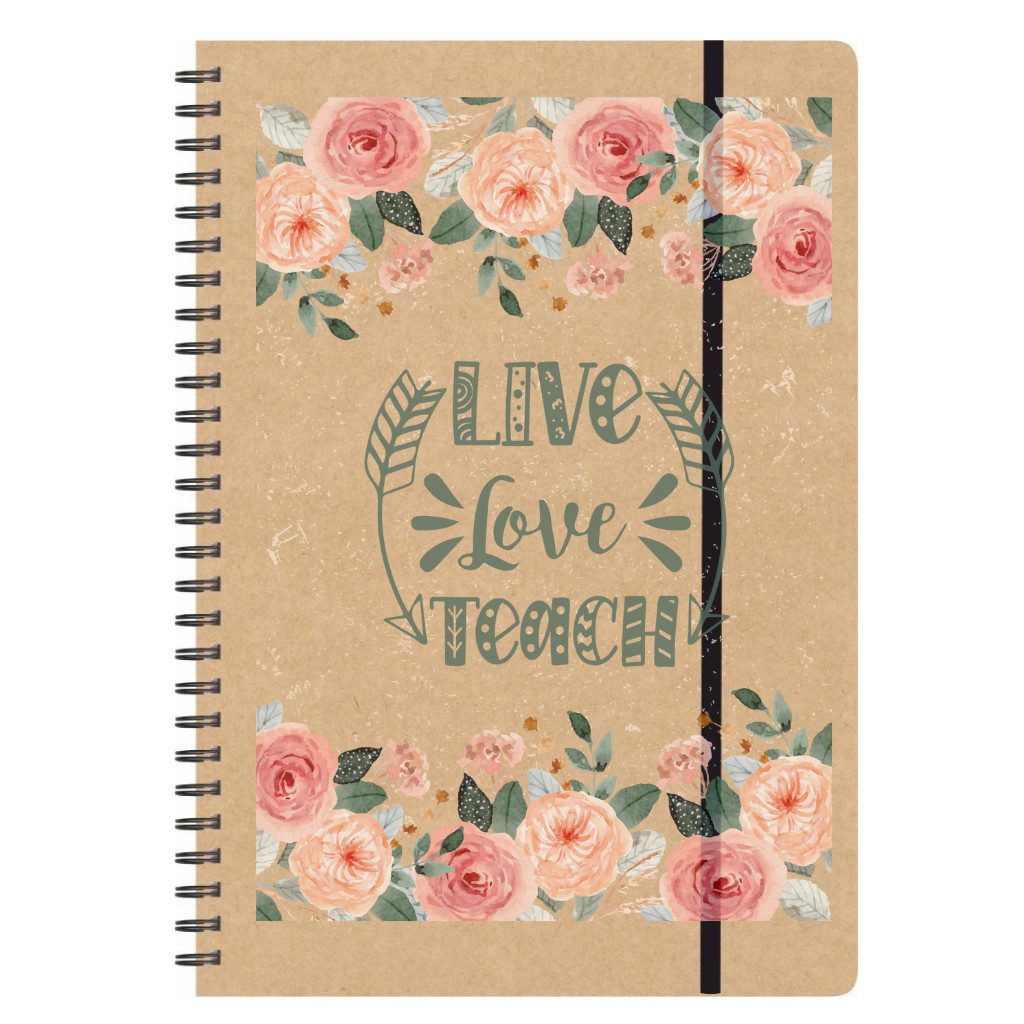 Τετράδιο σπιράλ για δασκάλες "So Long School Hello Summer"