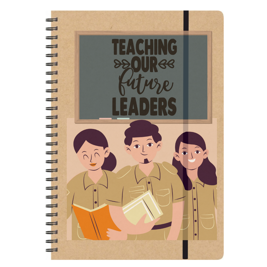 Τετράδιο σπιράλ για δασκάλες "Teaching our futire leaders"