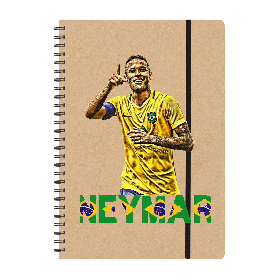 Neymar Brazil Τετράδιο σπιράλ