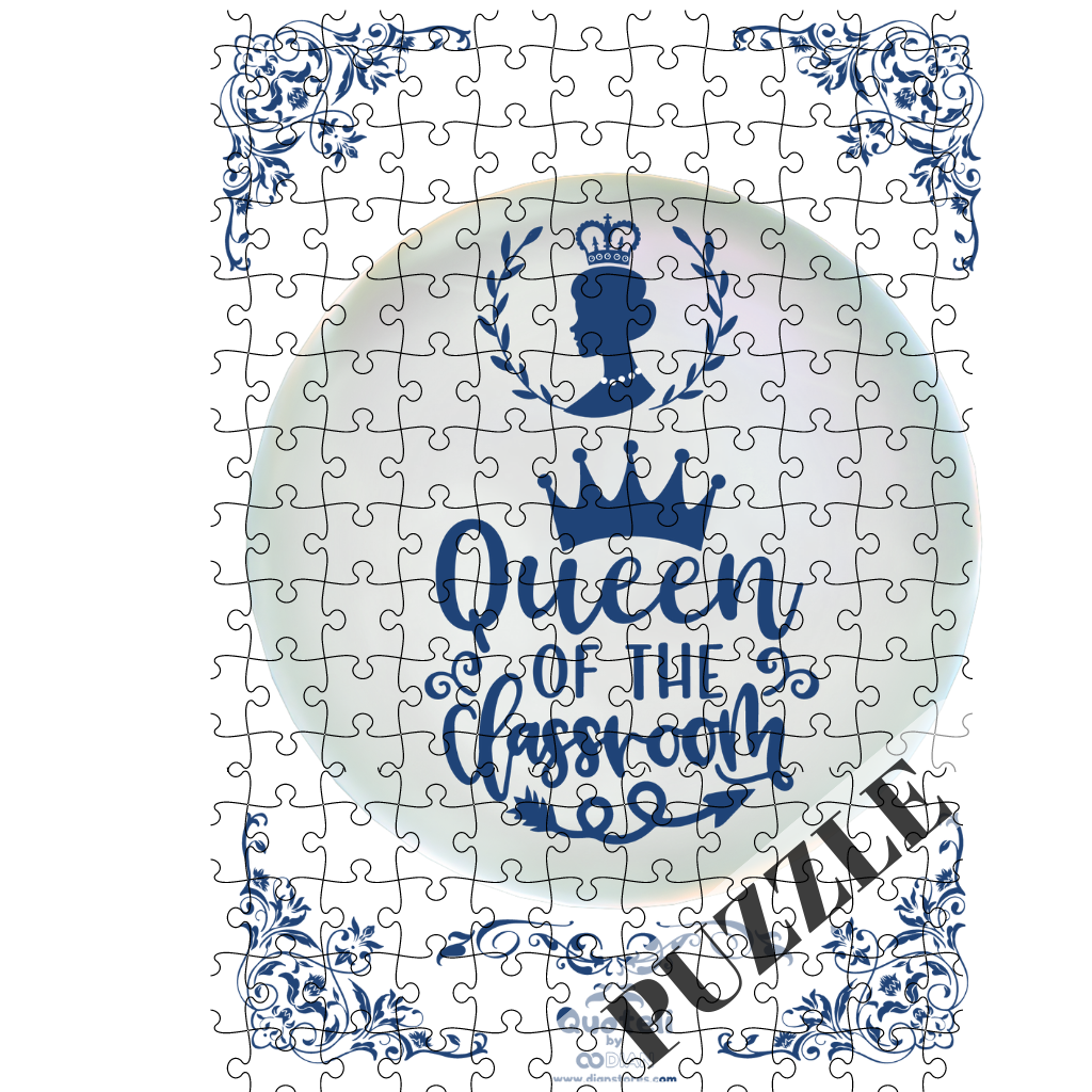 Στάμπα για δασκάλες "Queen of the classroom 2" σε προϊον της επιλογής σας (505-20117)