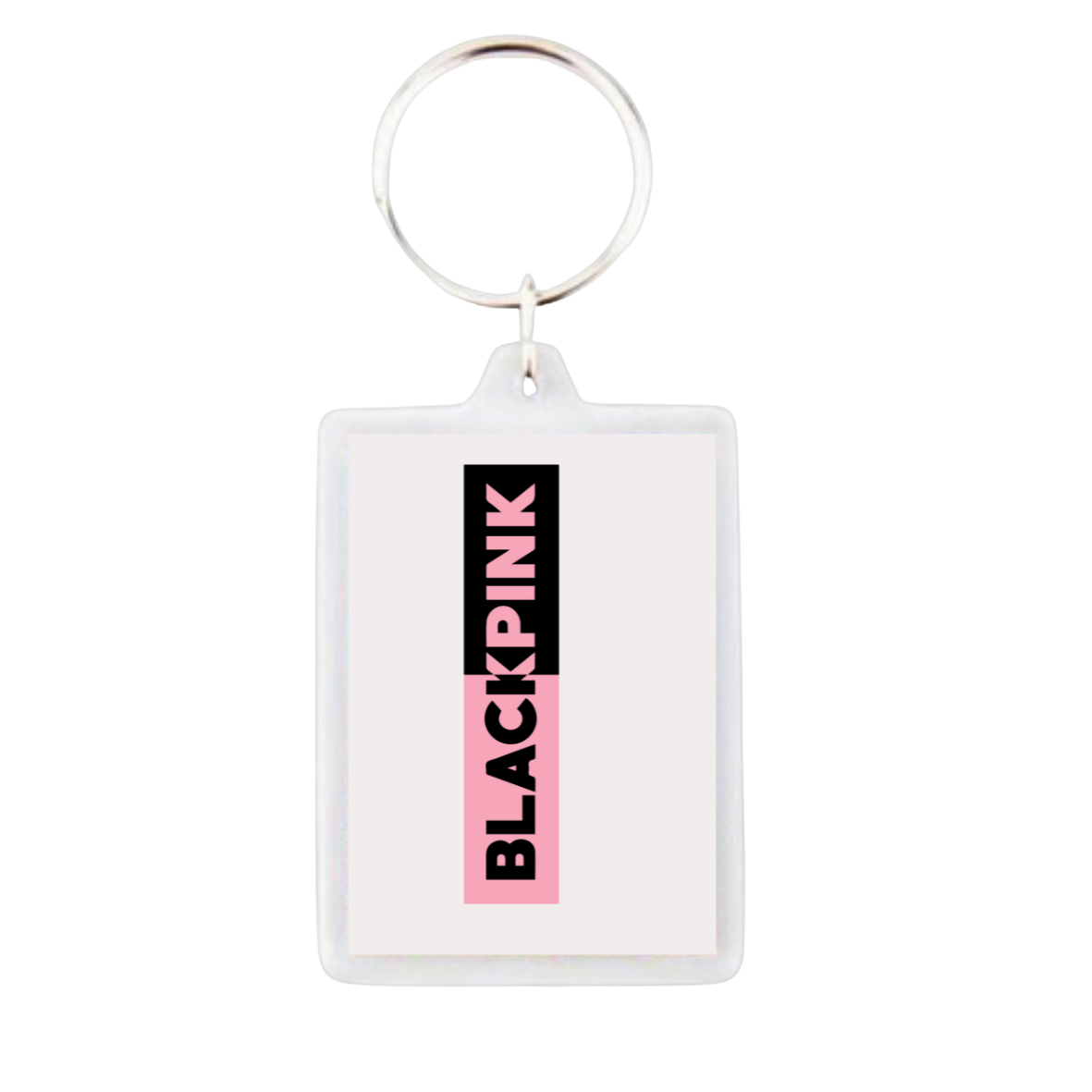 Black Pink Logo Μπρελοκ κοκάλινο