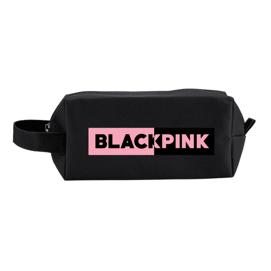 Black Pink Logo Κασετίνα Μάυρη