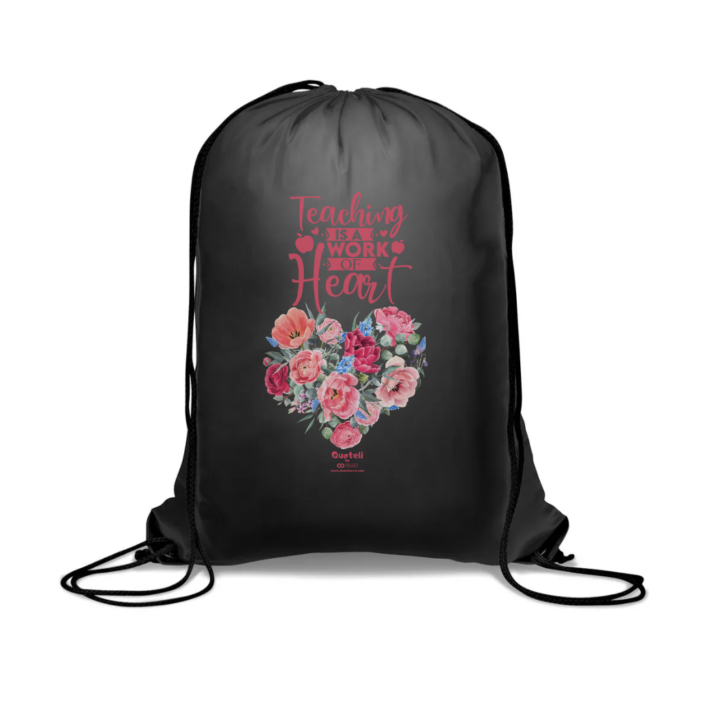 Στάμπα για δασκάλες "Teaching is a work of Heart Floral" σε προϊον της επιλογής σας (505-20111)