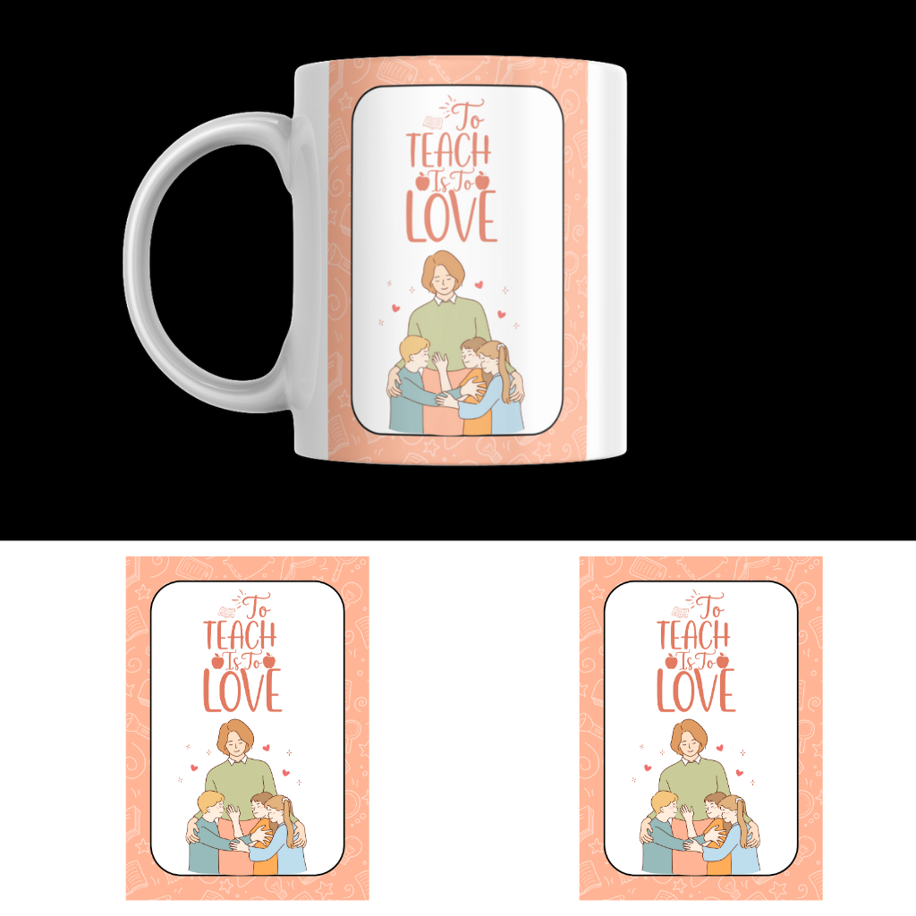 Κούπα για δασκάλες "To teach is to love"