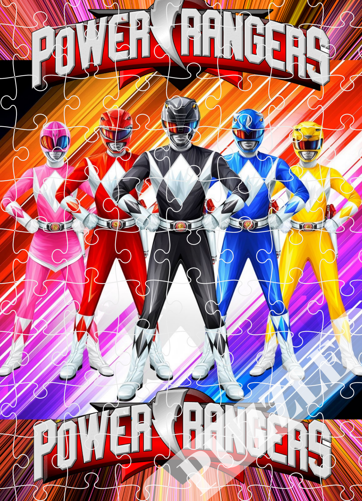 Puzzle Power Rangers (43-11701)