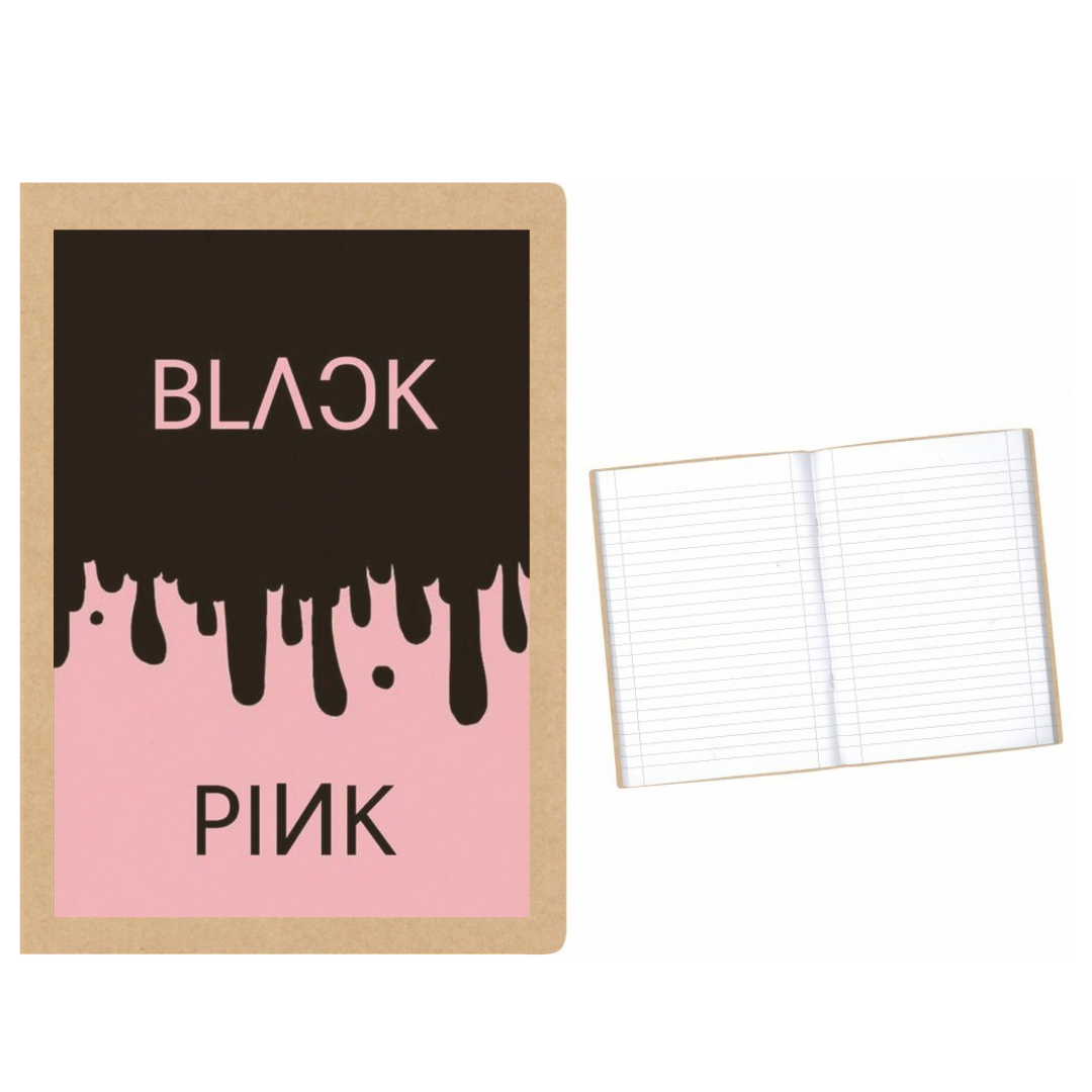 Black Pink Tears στάμπα σε Α5 τετράδιο