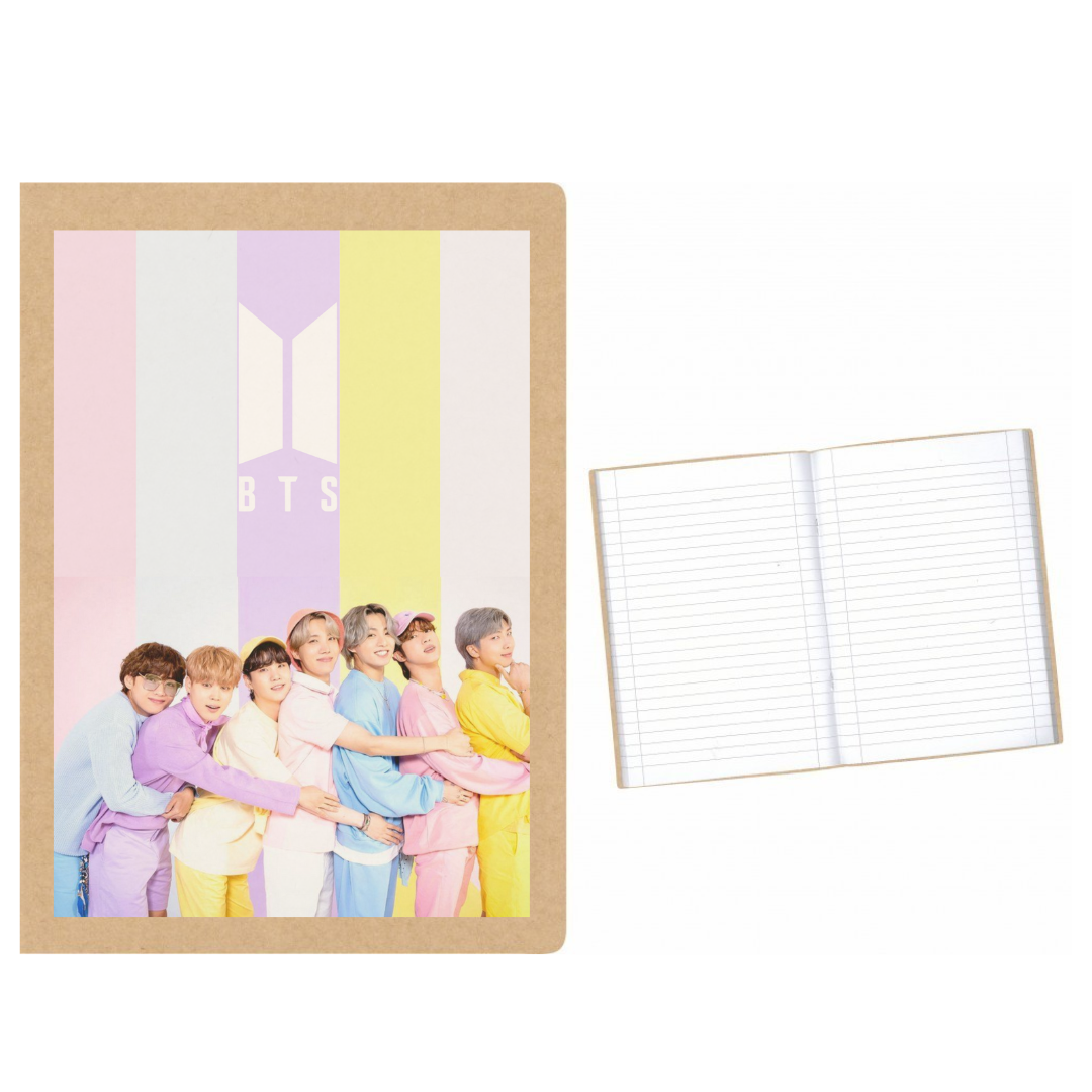 BTS Rainbow στάμπα σε Α5 τετράδιο