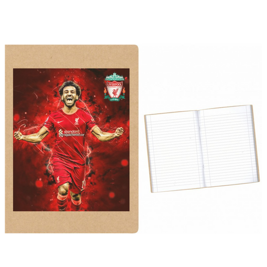 Liverpool Salah 2 στάμπα σε Α5 τετράδιο