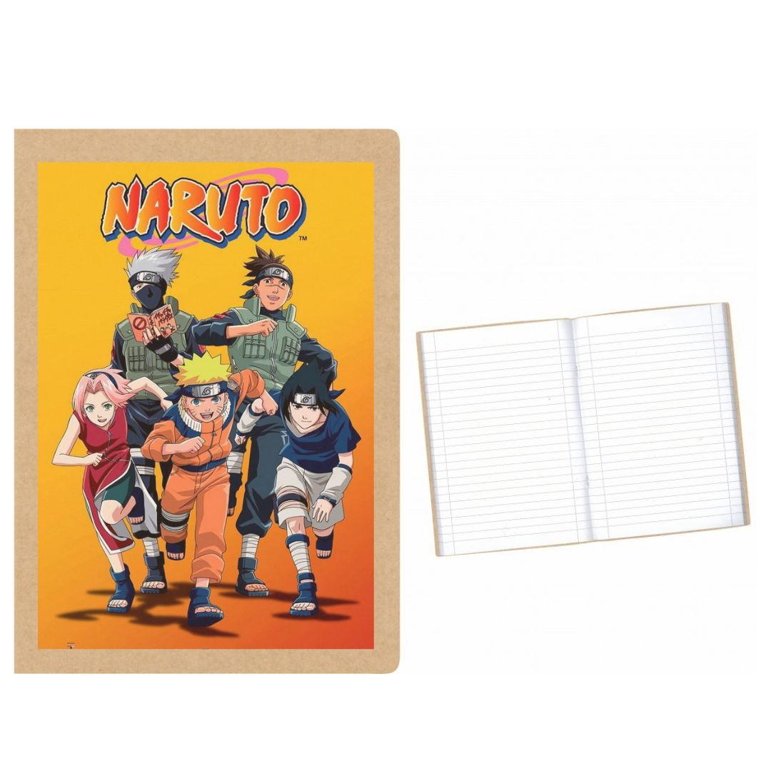 Naruto 2 στάμπα σε Α5 τετράδιο