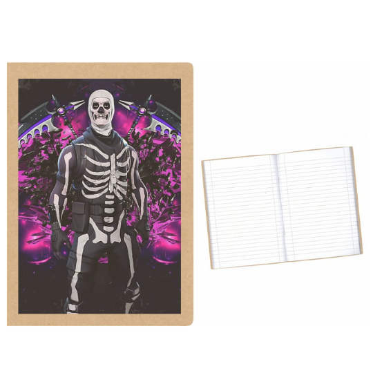 Skull Trooper στάμπα σε Α5 τετράδιο