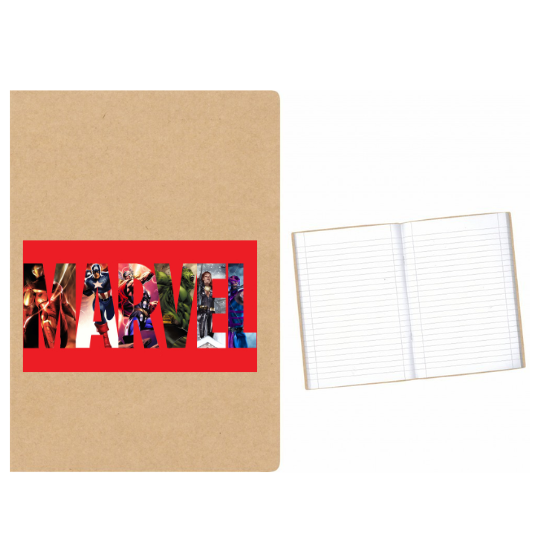 Marvel Logo 2 στάμπα σε Α5 τετράδιο