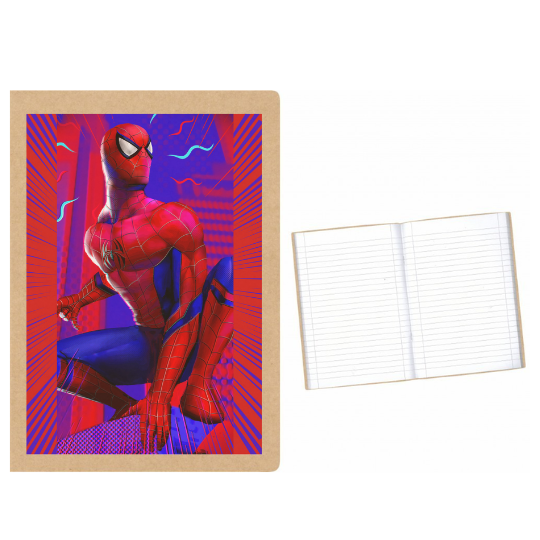 Spiderman στάμπα σε Α5 τετράδιο