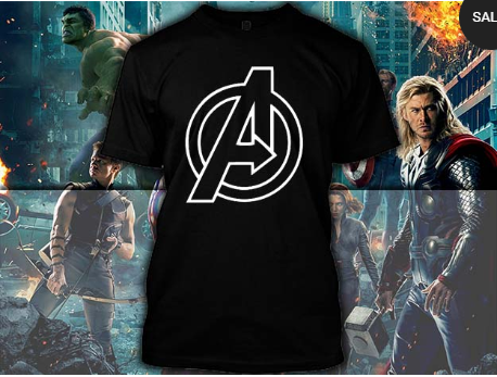 (TSM-0002) ΜΠΛΟΥΖΑΚΙ TSHIRT MARVEL AVENGERS BLACK