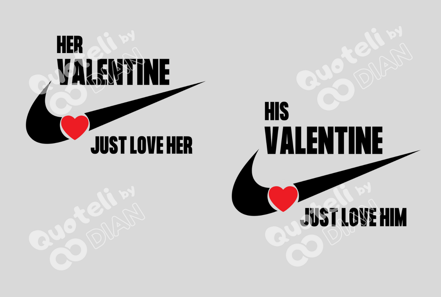 Σετ κούπες His Her Valentine
