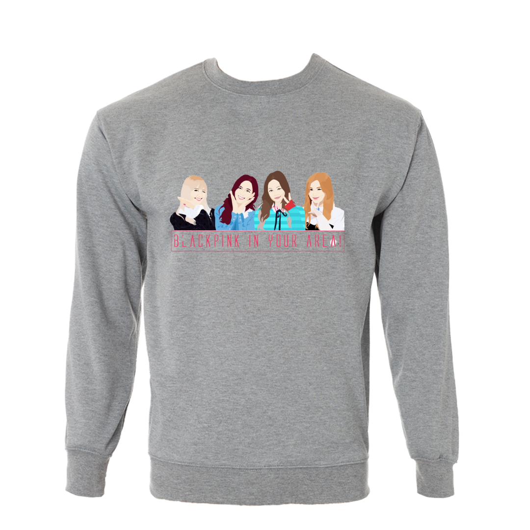 Μπλούζα φούτερ Black Pink In the area