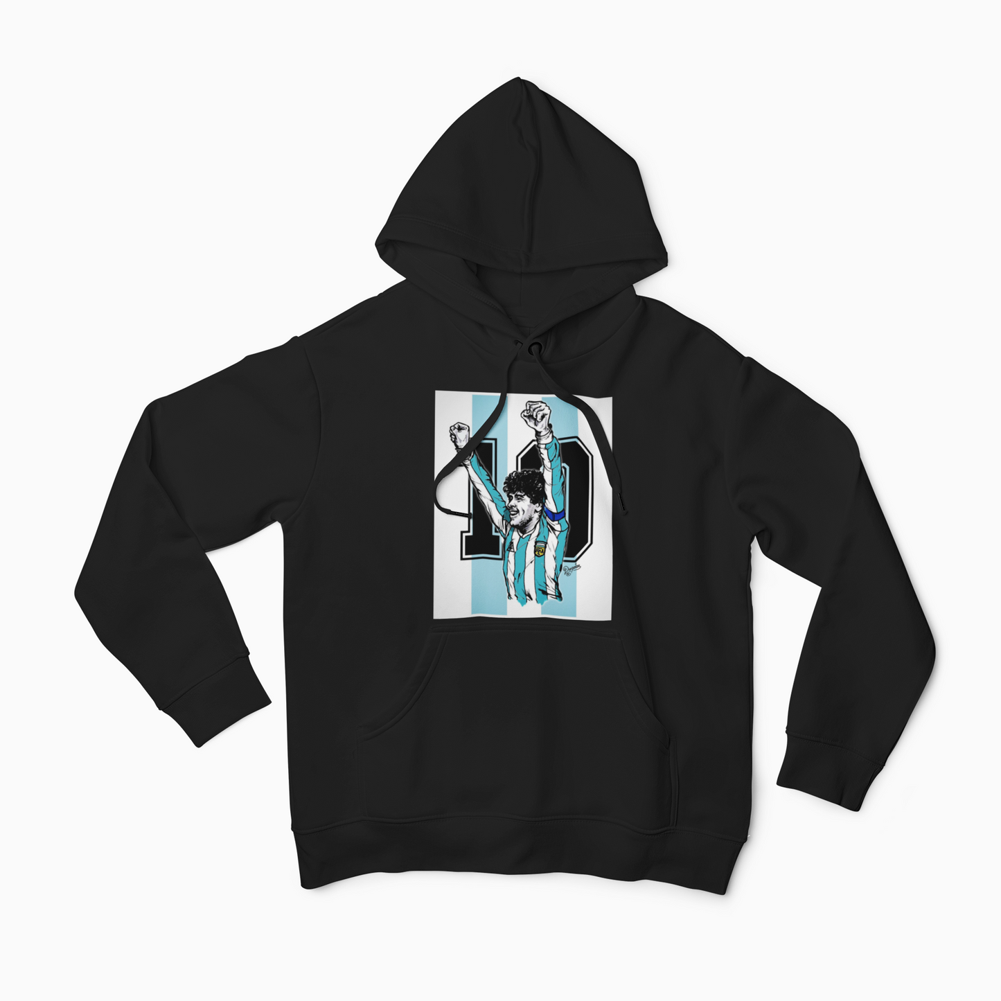 Diego Maradona No.10 μαύροΦούτερ