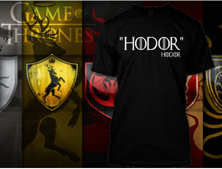 (TSGT-011) ΜΠΛΟΥΖΑΚΙ TSHIRT GAME OF THRONES HODOR BLACK