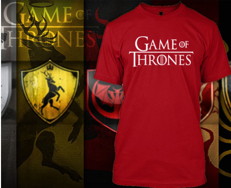 (TSGT-043) ΜΠΛΟΥΖΑΚΙ TSHIRT GAME OF THRONES LOGO RED