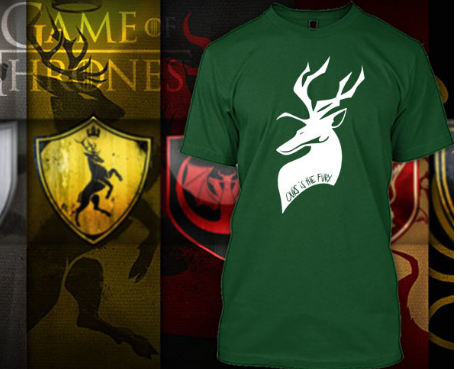 (TSGT-047) ΜΠΛΟΥΖΑΚΙ TSHIRT GAME OF THRONES OUR IS THE FURY GREEN