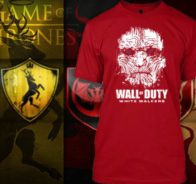 (TSGT-058) ΜΠΛΟΥΖΑΚΙ TSHIRT GAME OF THRONES WHITE WALKERS RED