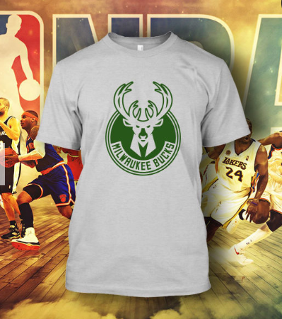 (TSNB-048 ΜΠΛΟΥΖΑΚΙ TSHIRT NBA MILWAUKEE BUCKS WHITE