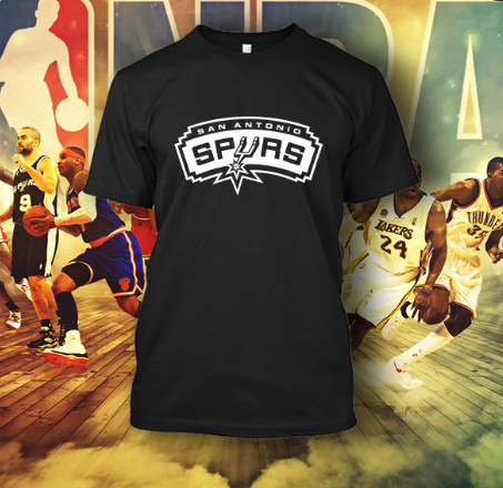 (TSNB-039 ΜΠΛΟΥΖΑΚΙ TSHIRT NBA SAN ANTONIO SPURS BLACK