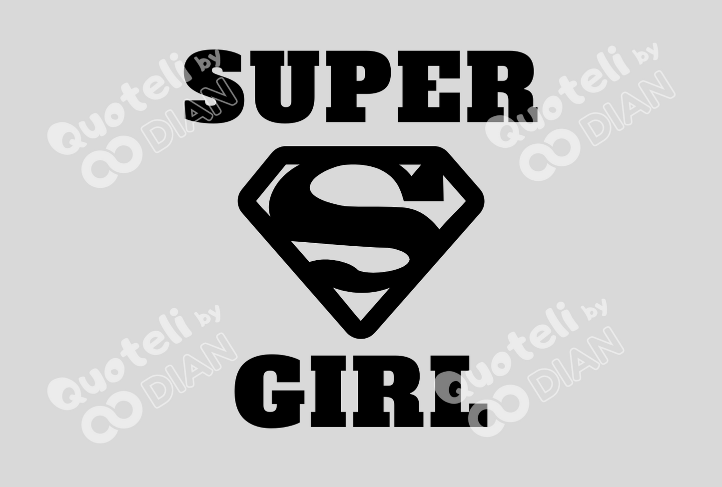 Παιδικό Φούτερ Quoteli Super Girl