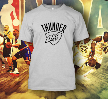 (TSNB-042 ΜΠΛΟΥΖΑΚΙ TSHIRT NBA THUNDER WHITE