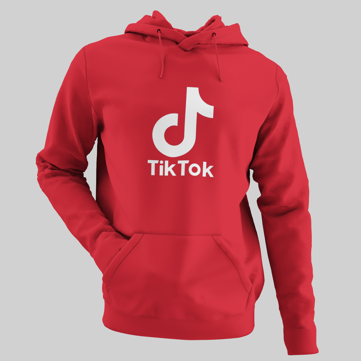 TIK TOK Κόκκινο Φούτερ