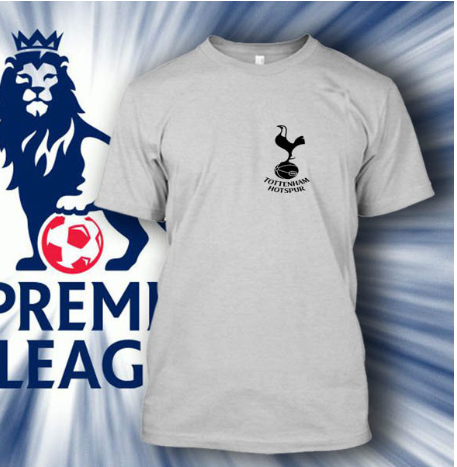 (TSPL-059) ΜΠΛΟΥΖΑΚΙ TSHIRT PREMIER LEAGUE TOTHENAM GREY