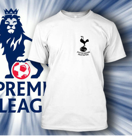 (TSPL-058) ΜΠΛΟΥΖΑΚΙ TSHIRT PREMIER LEAGUE TOTHENAM WHITE 2