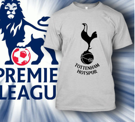 (TSPL-056) ΜΠΛΟΥΖΑΚΙ TSHIRT PREMIER LEAGUE TOTHENAM WHITE