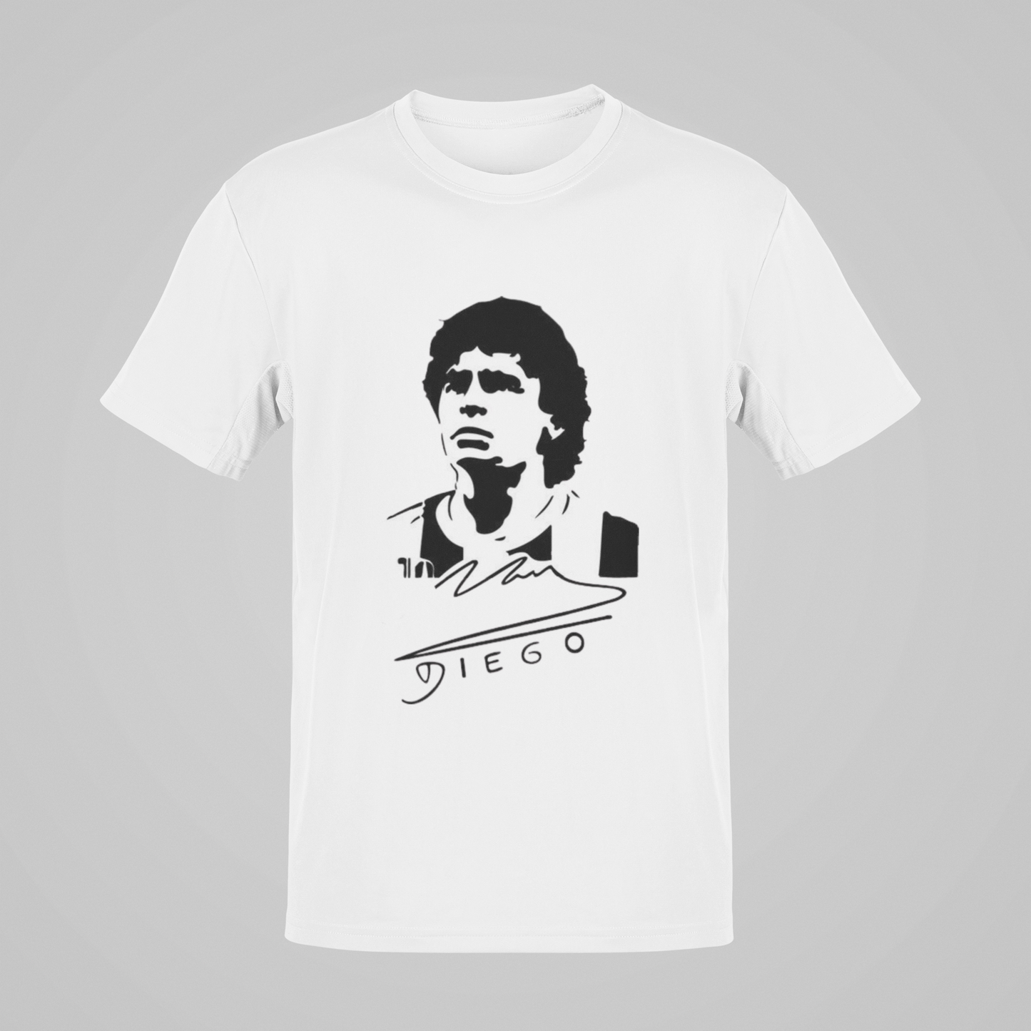Diego Armando Maradona υπογραφή Λευκό T-shirt