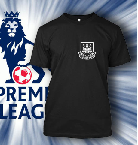 (TSPL-062) ΜΠΛΟΥΖΑΚΙ TSHIRT PREMIER LEAGUE WEST HAM BLACK 2