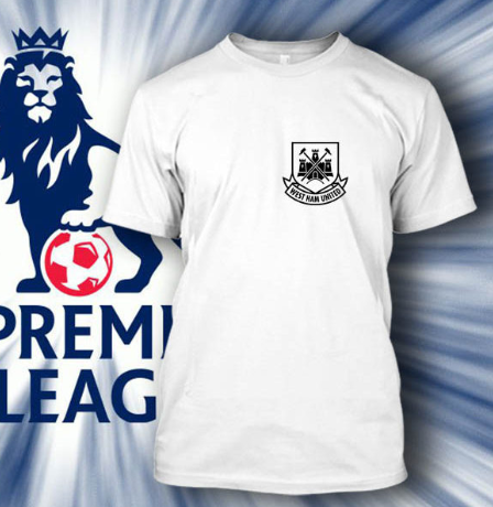 (TSPL-063) ΜΠΛΟΥΖΑΚΙ TSHIRT PREMIER LEAGUE WEST HAM WHITE 2