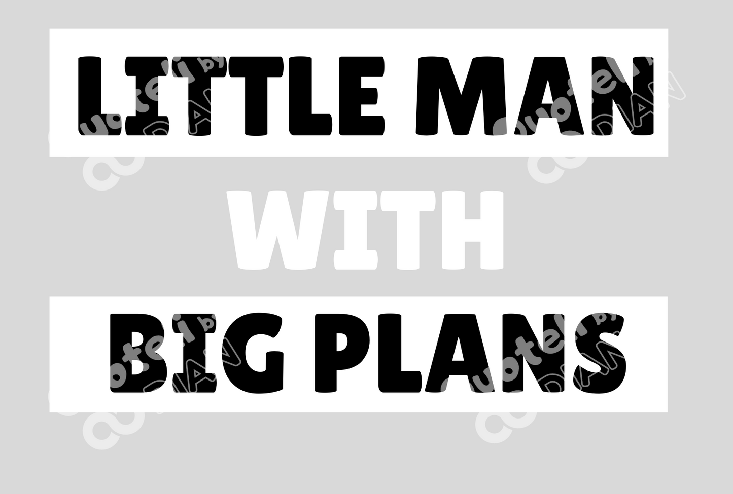 Παιδικό Φούτερ Quoteli Little Man with Big Plans