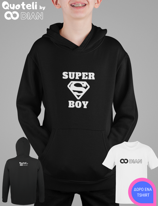 Παιδικό Φούτερ Quoteli Super Boy