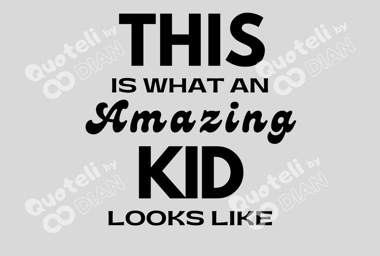 Παιδικό Φούτερ Quoteli Amazing Kids